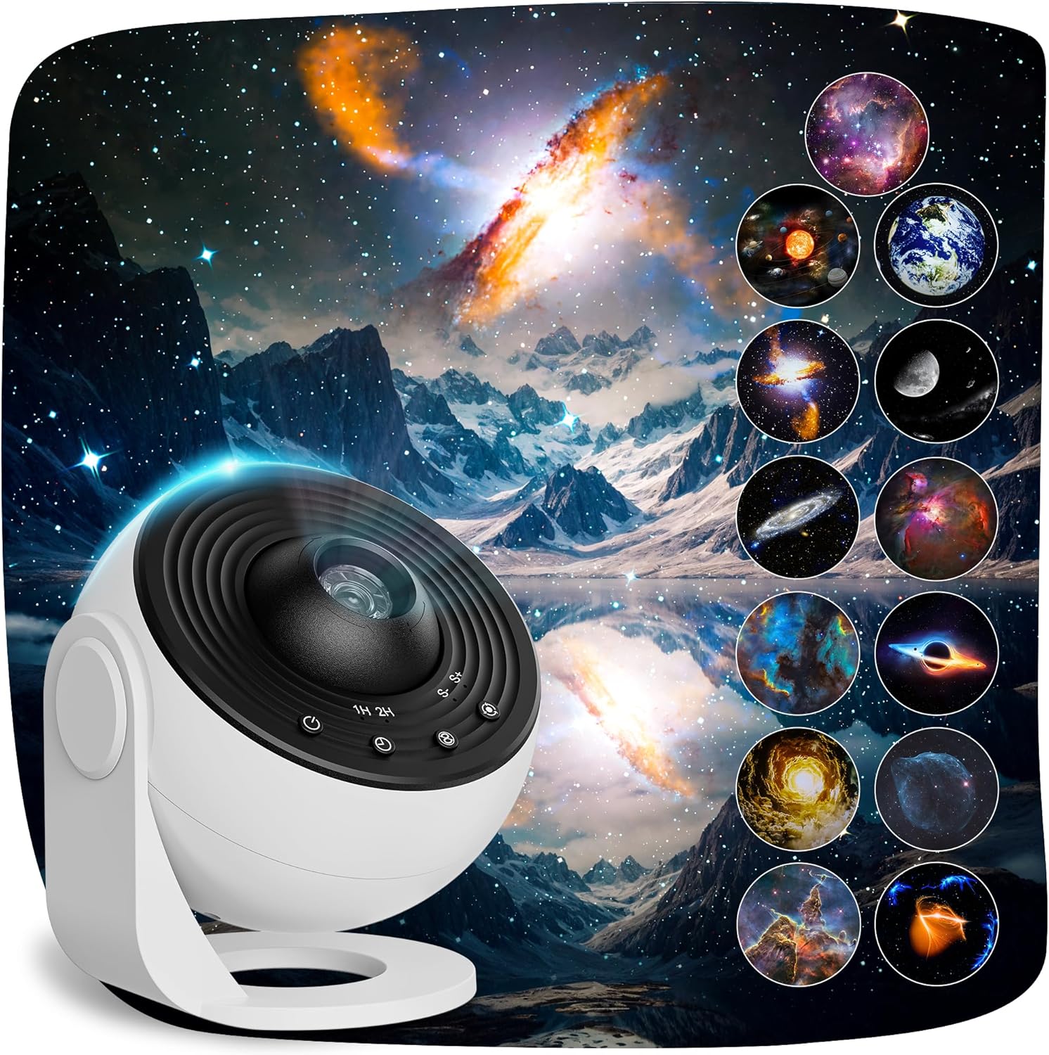 Galaxy Projector Pro 13 In 1 Planetarium Star Projector With 12 Film Discs 360° Starry Sky Night Light Nebula Lamp Celestial Night