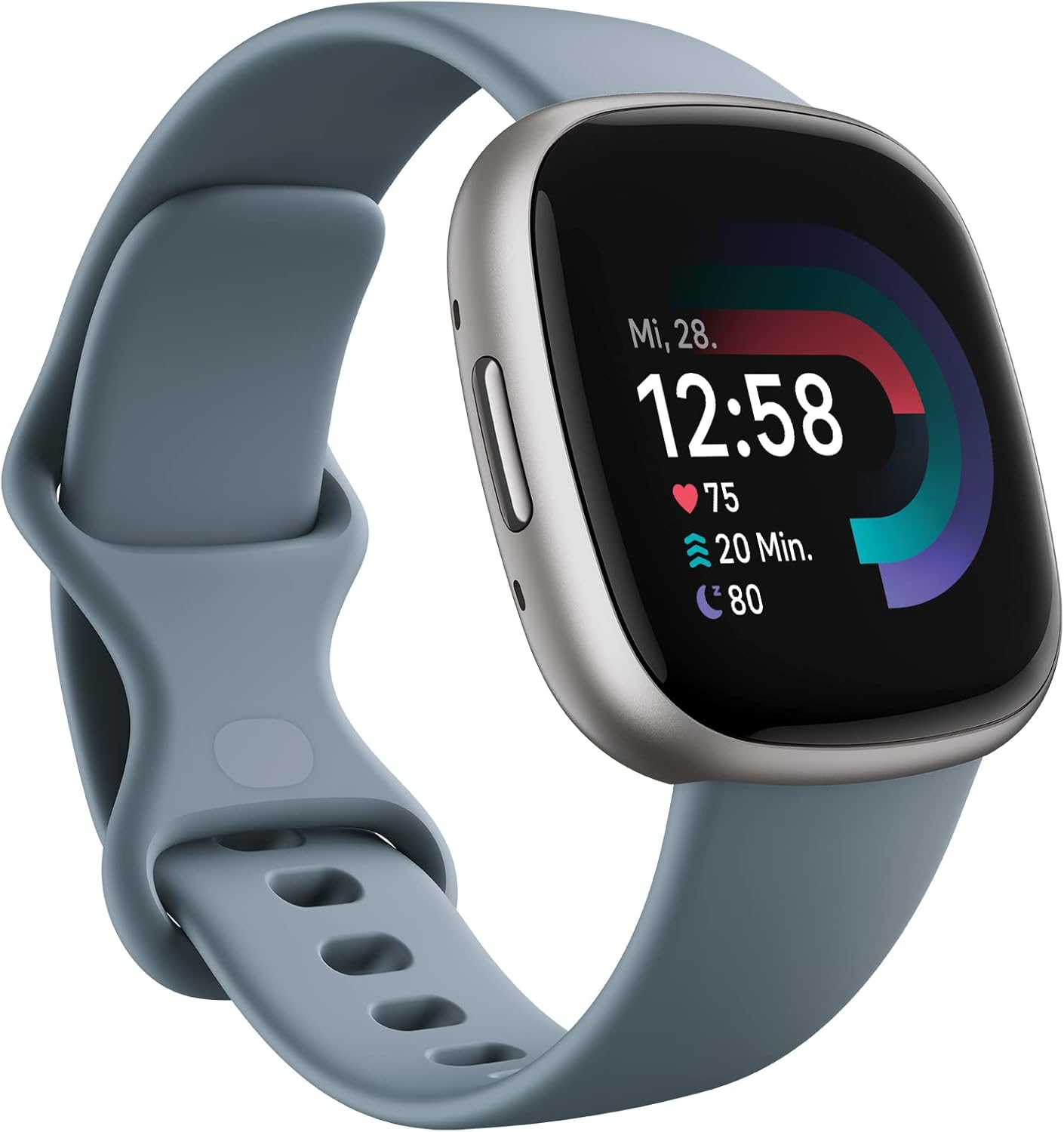 google fitbit versa 4 fitness smartwatch with built in gps and up to 6 days battery life compatible with ios 15 or higher & android os 9.0 or higher