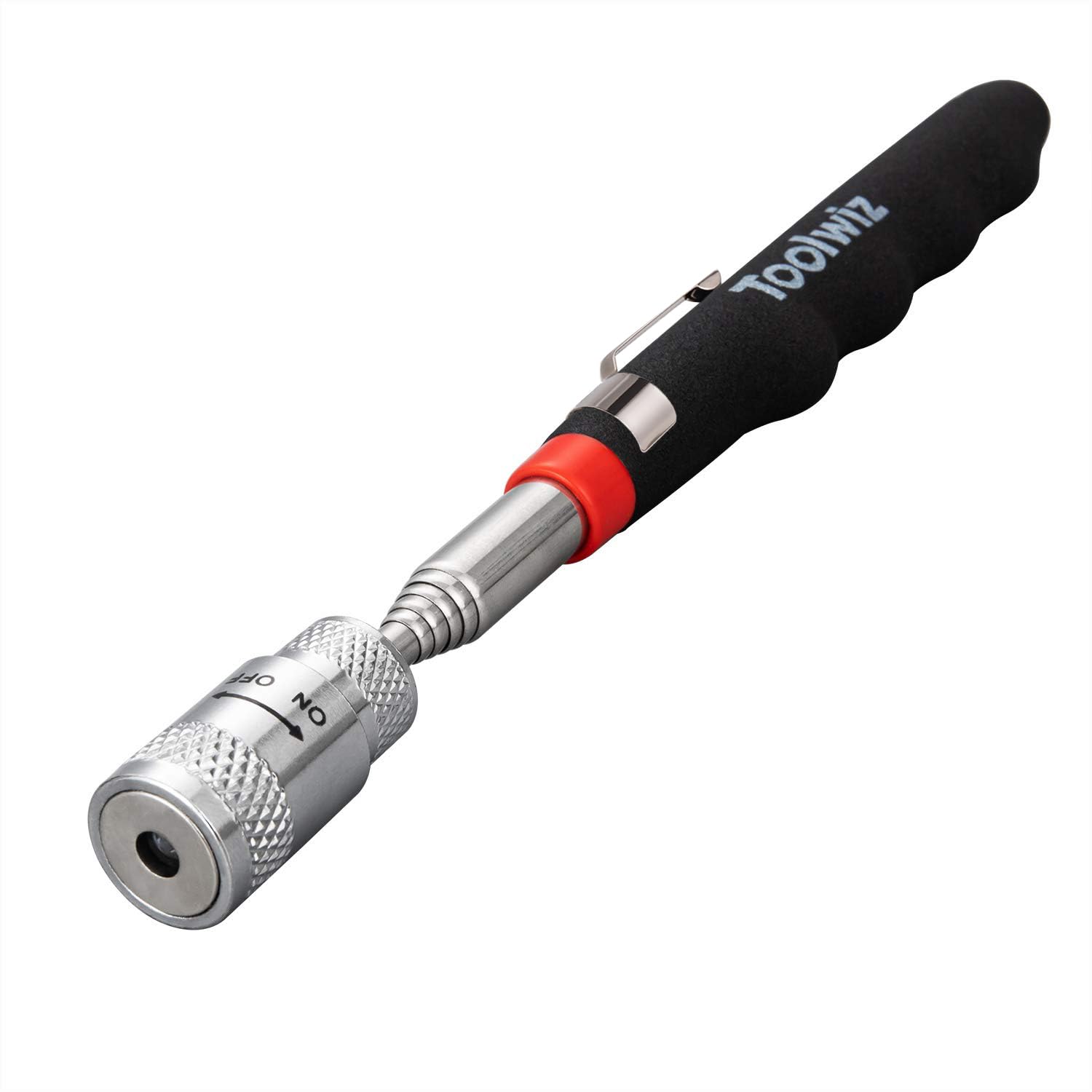 telescopic magnetic pickup tool with led