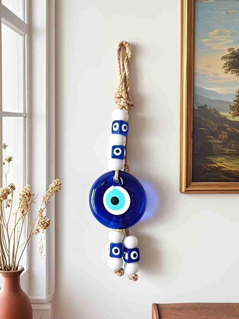 blue glass evil eye