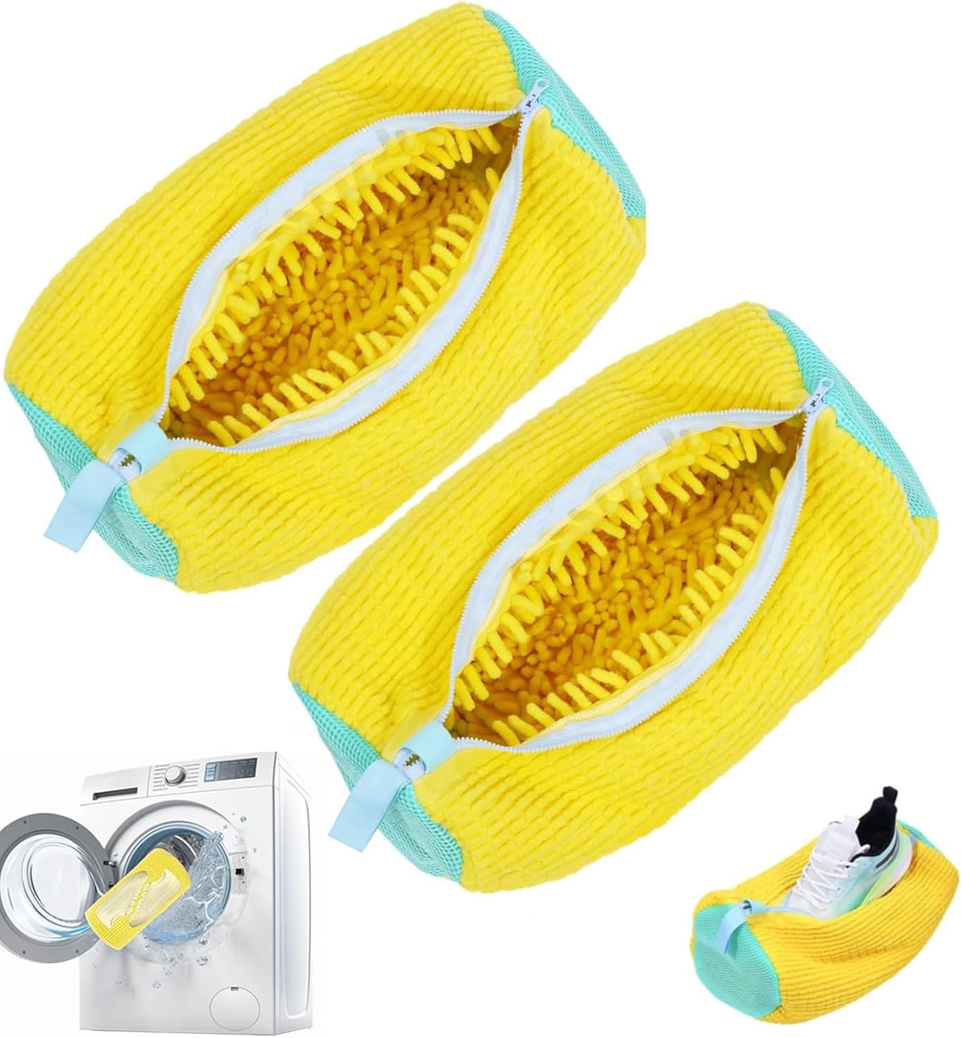suzmei shoe washing machine bag neaker cleaning shoe dryer laundry shoe bag